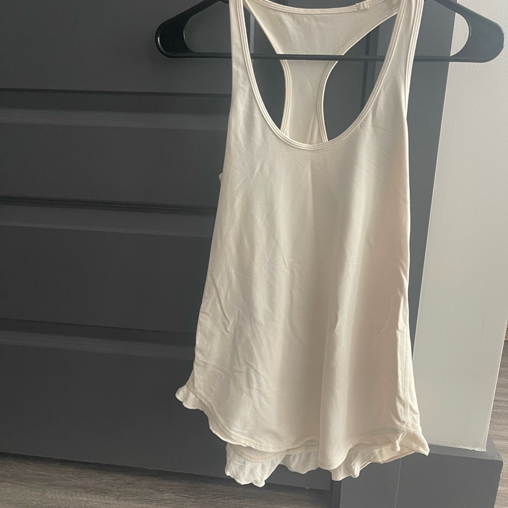 Lululemon ruffle cool racerback tank